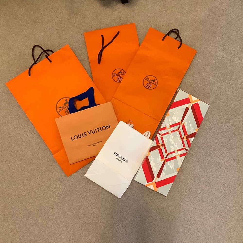 Prada Louis Vuitton Hermés bags